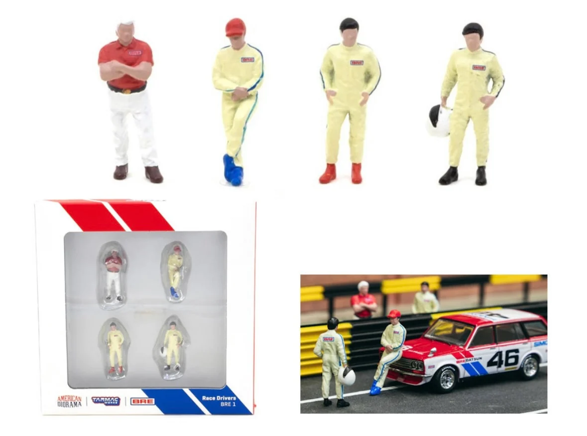 Tarmac Works Figures Race Drivers 1/64 (Brock Racing Enterprises) TW64F-006-BRE1