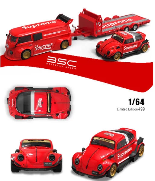 Volkswagen T1 Van & Volkswagen Tagar Beetle w/Sports Trailer Supreme Trailer Set - Image 2