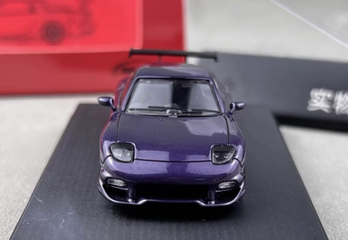 Veilside Mazda RX7 GT WING (Midnight Purple) LIMITED TO 599pcs - Mortal 1:64 - Image 11