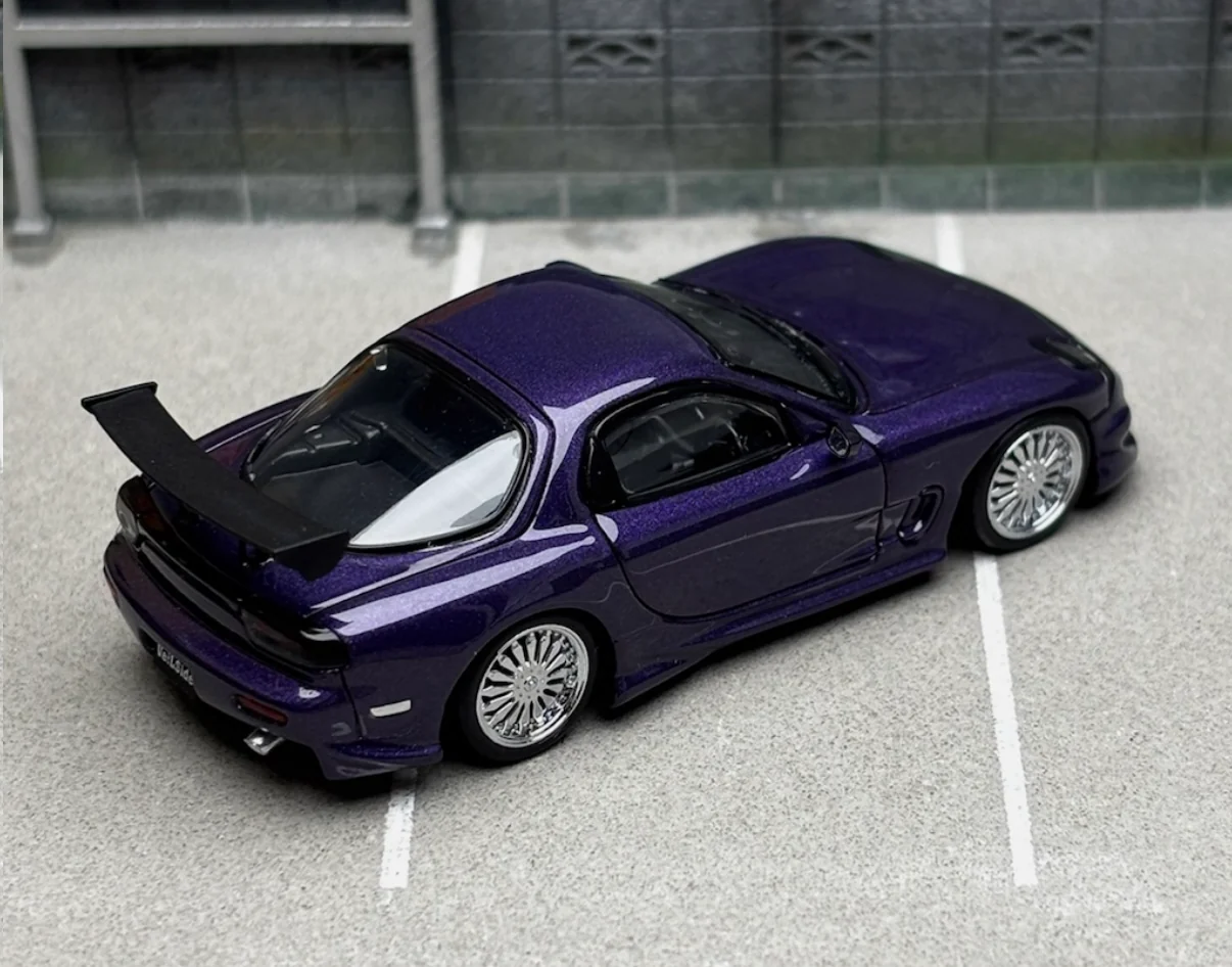 Veilside Mazda RX7 GT WING (Midnight Purple) LIMITED TO 599pcs - Mortal 1:64 - Image 2
