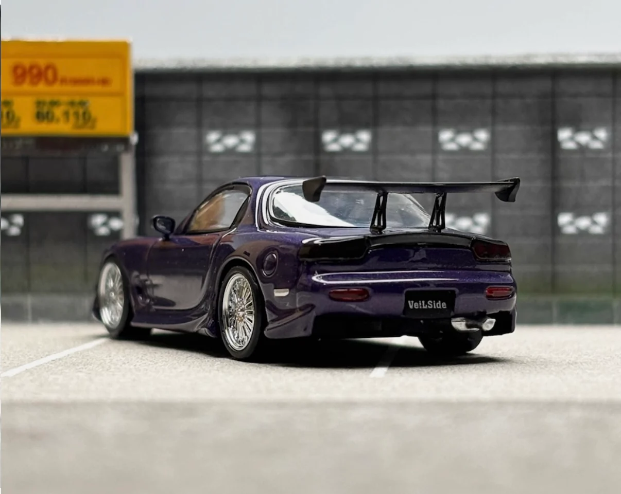 Veilside Mazda RX7 GT WING (Midnight Purple) LIMITED TO 599pcs - Mortal 1:64 - Image 5
