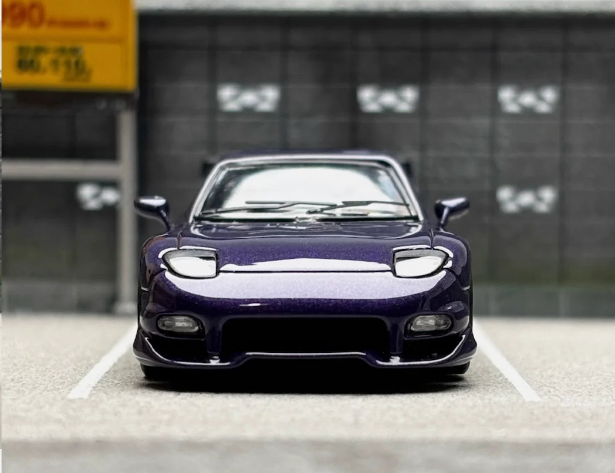 Veilside Mazda RX7 GT WING (Midnight Purple) LIMITED TO 599pcs - Mortal 1:64 - Image 6