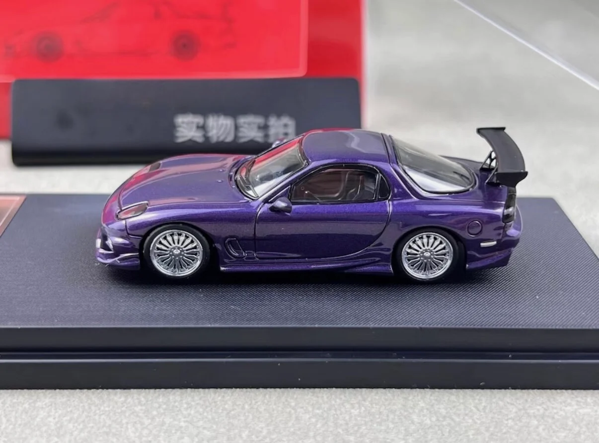 Veilside Mazda RX7 GT WING (Midnight Purple) LIMITED TO 599pcs - Mortal 1:64 - Image 9