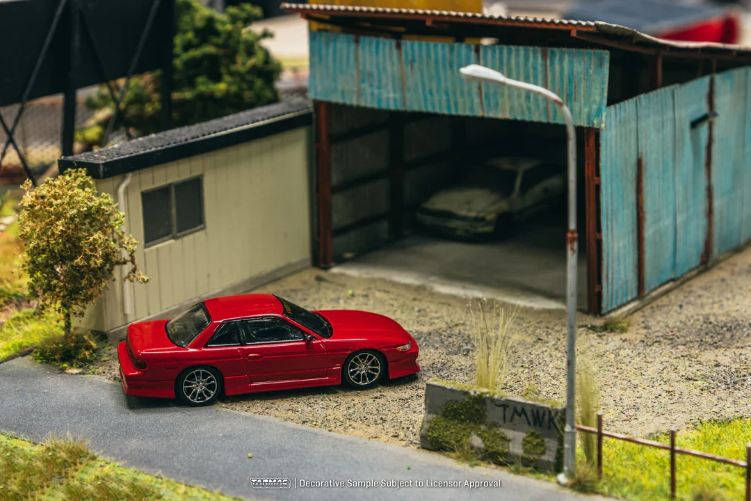 VERTEX NISSAN SILVIA S13 RED METALLIC - TARMAC WORKS 1:64 - Image 4