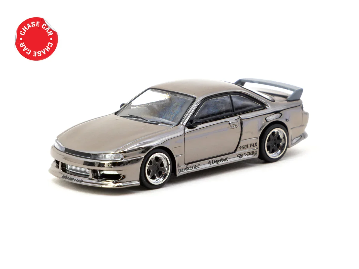 VERTEX Silvia (S 14) Grey - Tarmac Works GLOBAL64 1/64 - Image 5