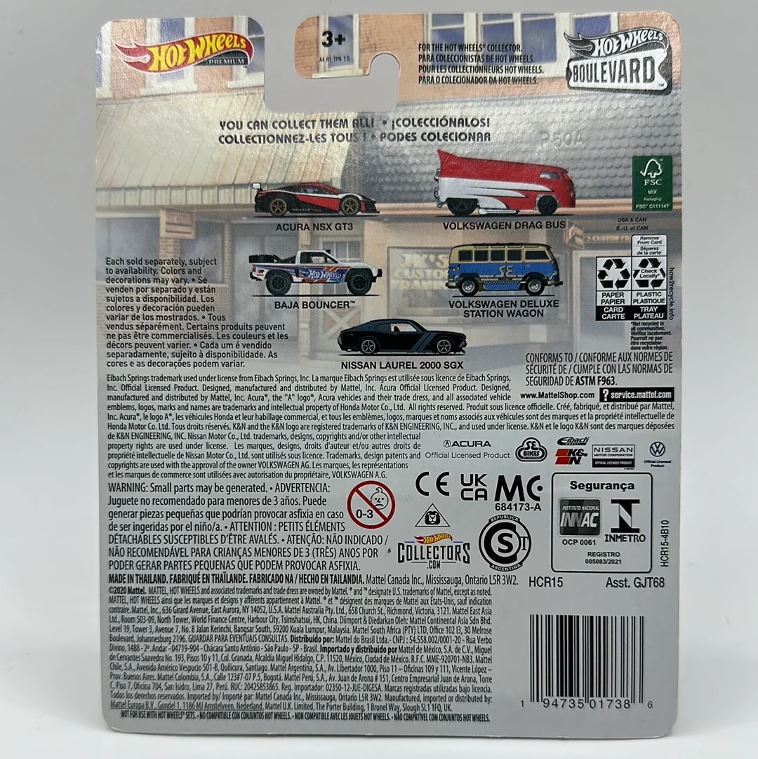 Volkswagen Drag Bus Boulevard #42 Hotwheels Premium 1:64 - Image 2