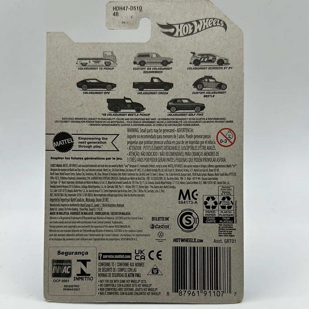 Volkswagen Golf MK2 - Volkswagen set 8/8 Hotwheels Mainline - Image 2
