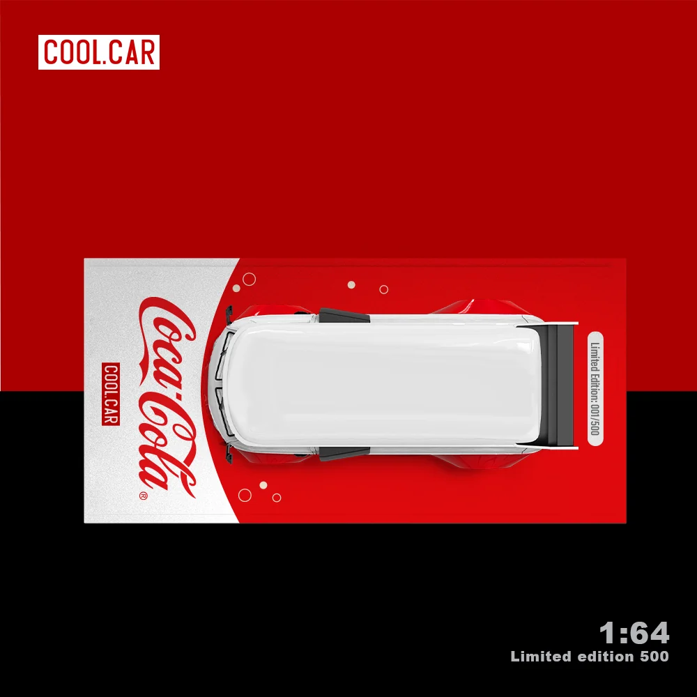 Volkswagen T1 Van Coca-Cola - LIMITED TO 500pcs CoolCar 1:64 Scale - Image 2