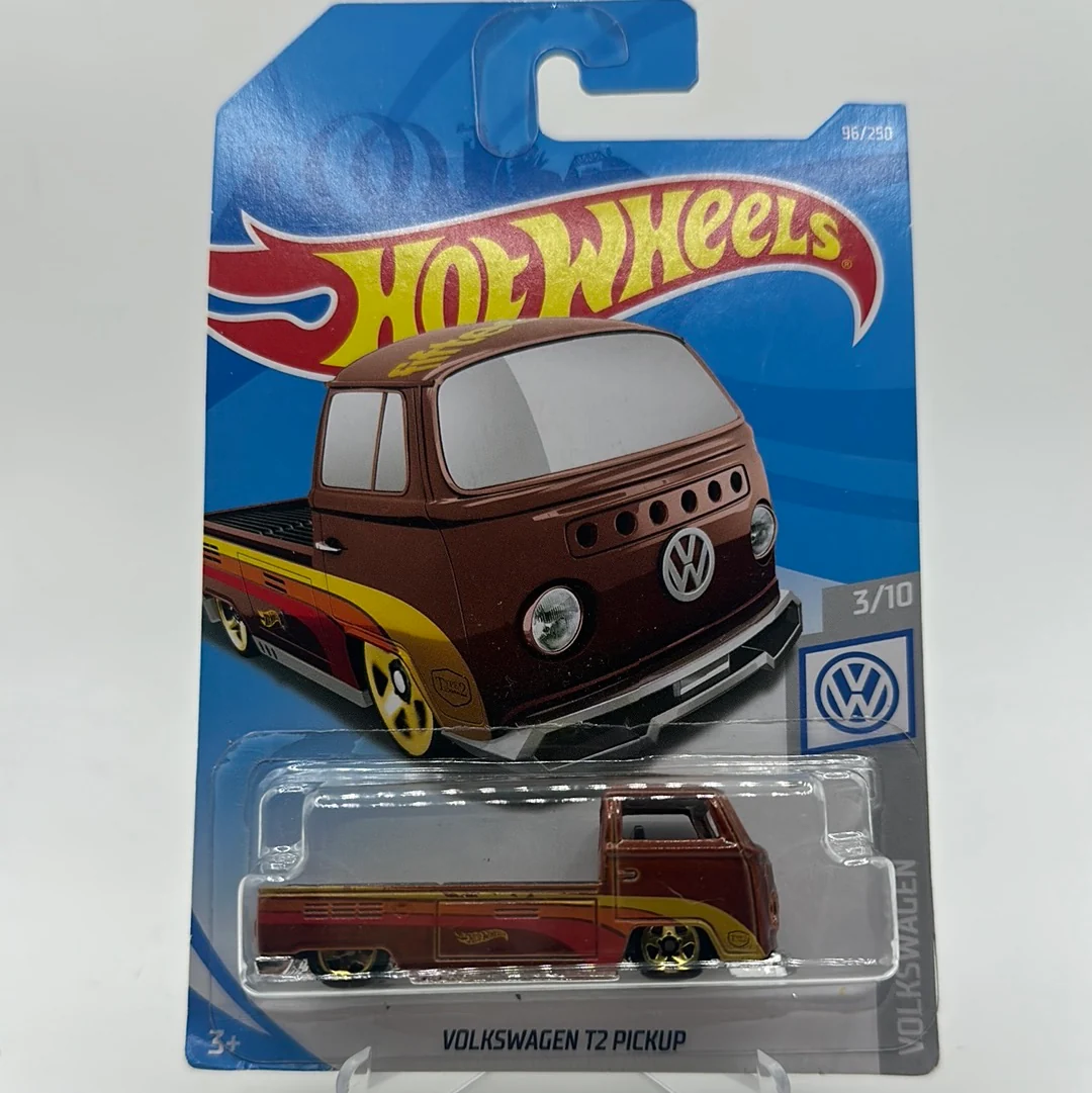 Volkswagen T2 Pickup - Volkswagen 3/10 Hotwheels Mainline 96/250 *Check Condition*